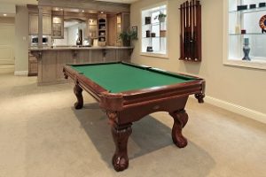 Pro pool table setup in Myrtle Beach